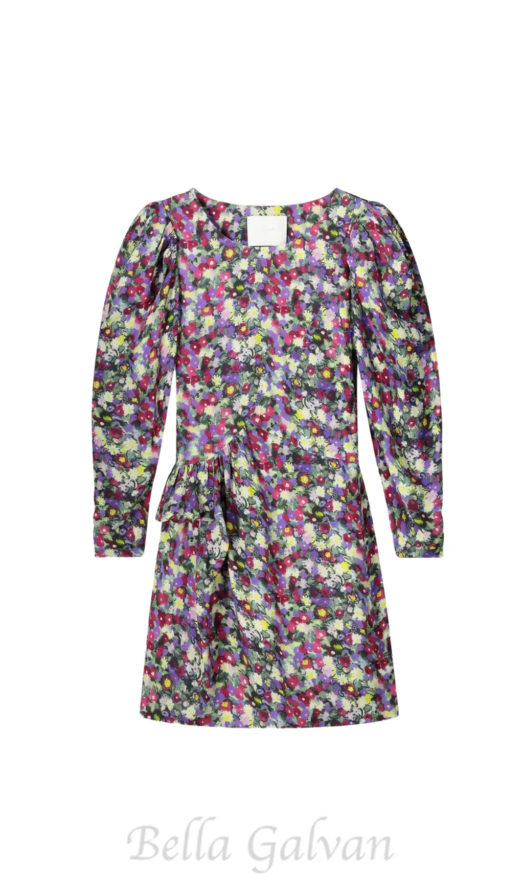 phoenix floral patterned mini dress Flowering Girl