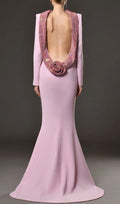 Daire Flower Long Sleeve Maxi Dress Flowering Girl