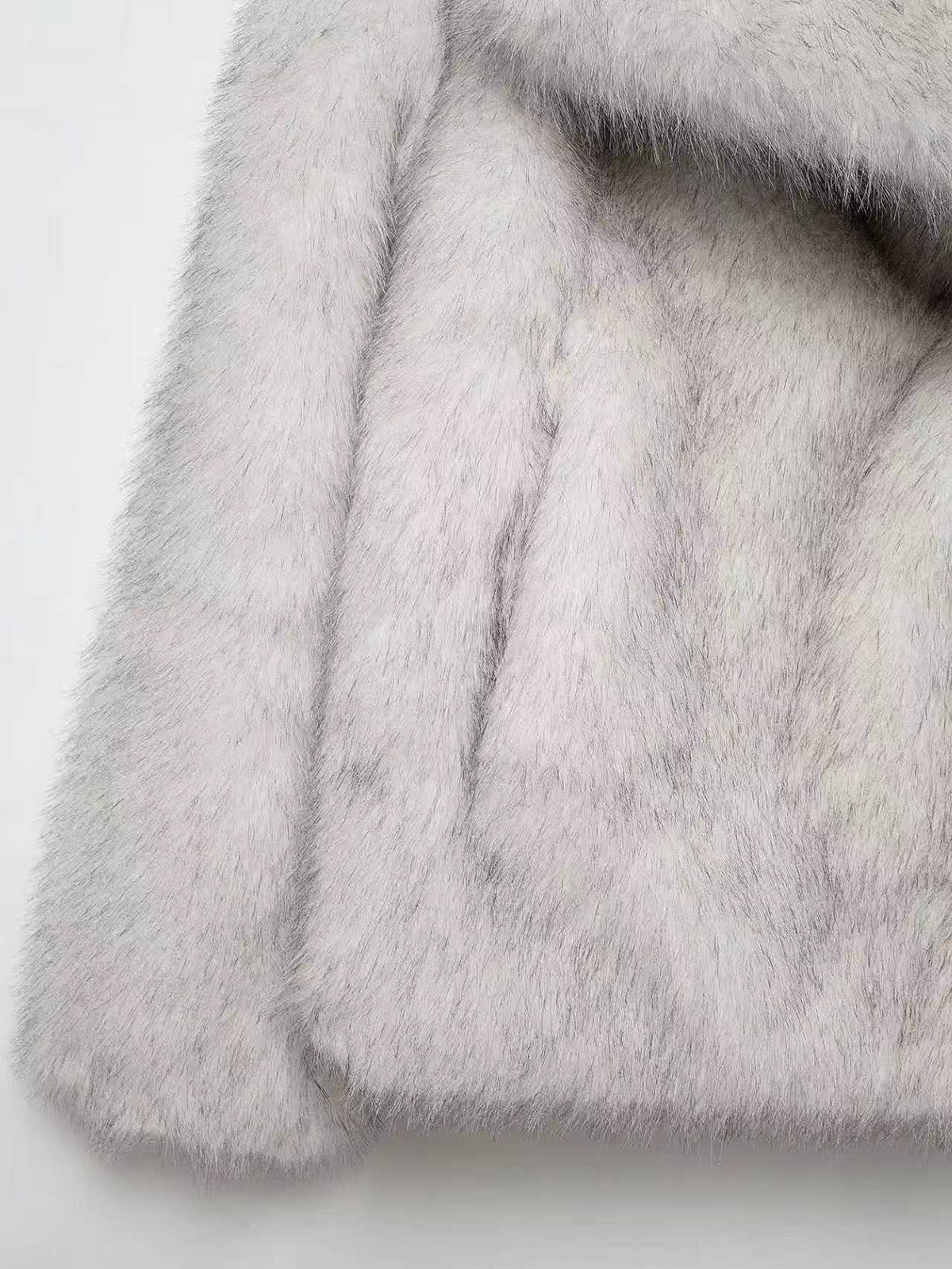 Modesty Gradient Fur Coat Flowering Girl