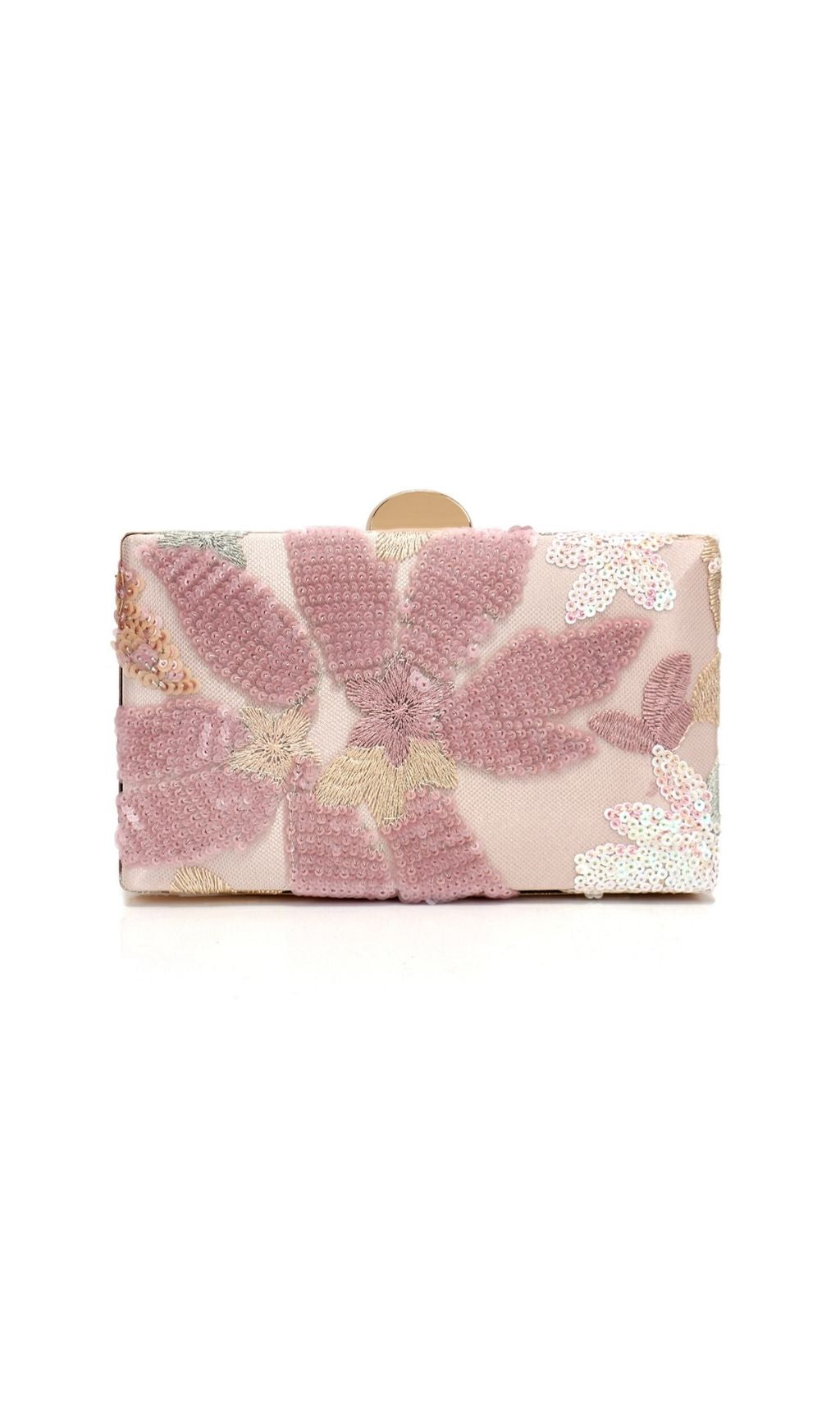 Leatrix Pink Sequin Flower Handbag Flowering Girl