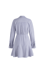COTTON BLEND STRIPED MINI DRESS Flowering Girl