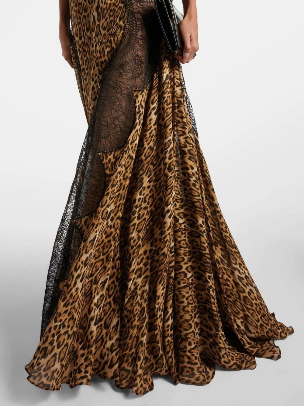 Martine Leopard Lace Maxi Dress Flowering Girl