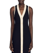 GABRIELLA TWO TONE RIB KNIT MAXI DRESS Flowering Girl