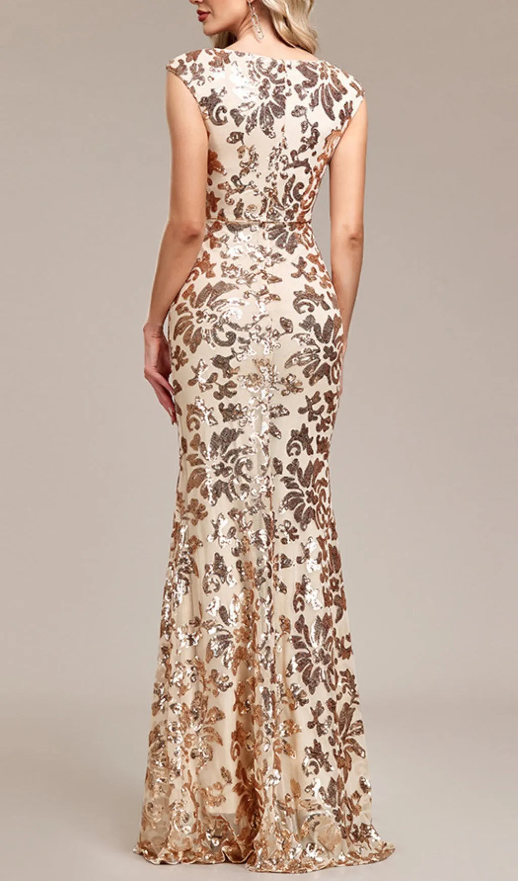 Arzilla Sequin Gown Flowering Girl