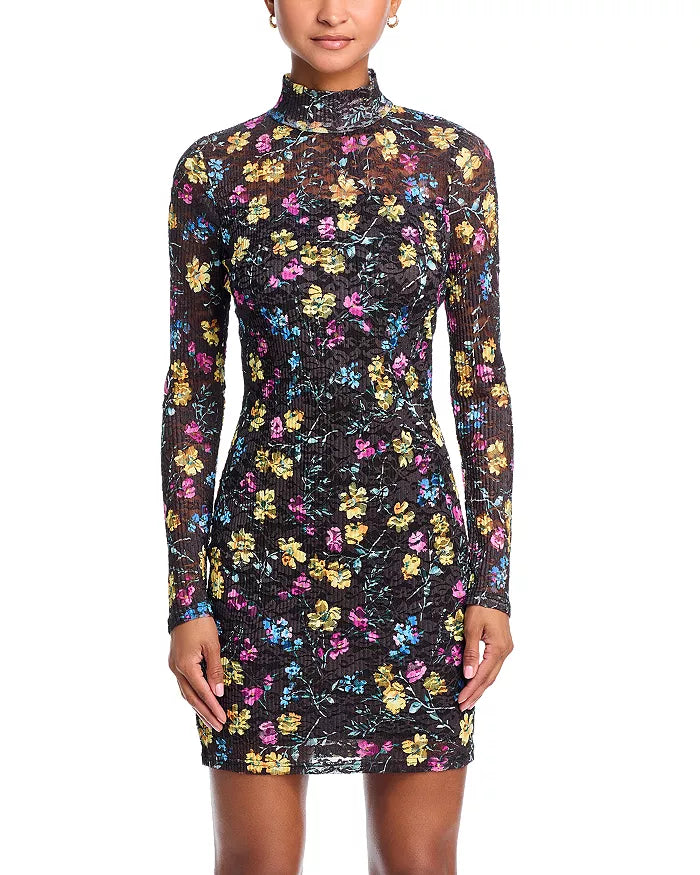 Puckered Lace Dress Flowering Girl