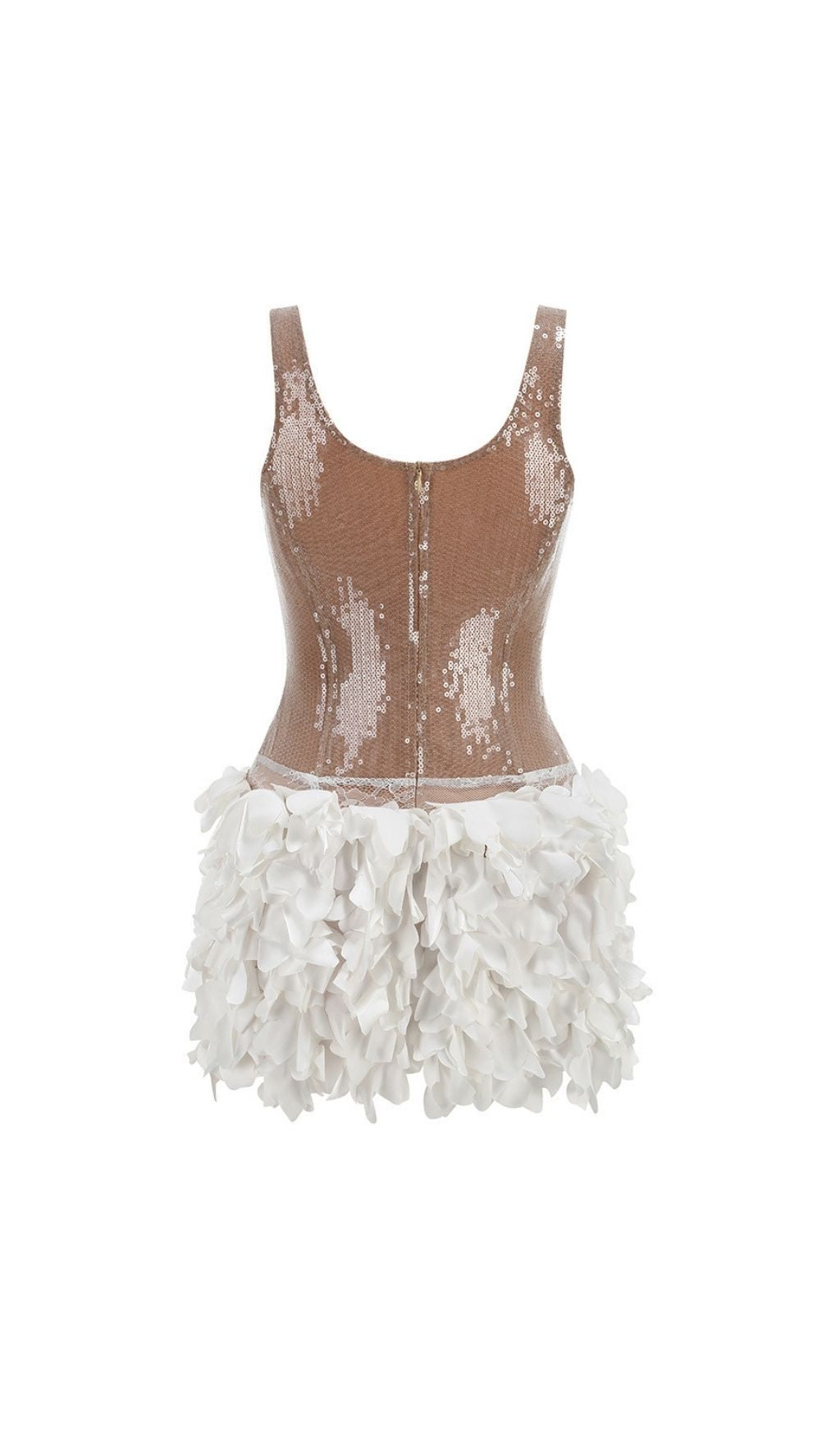 Kendy Sequin Petal Mini Dress Flowering Girl
