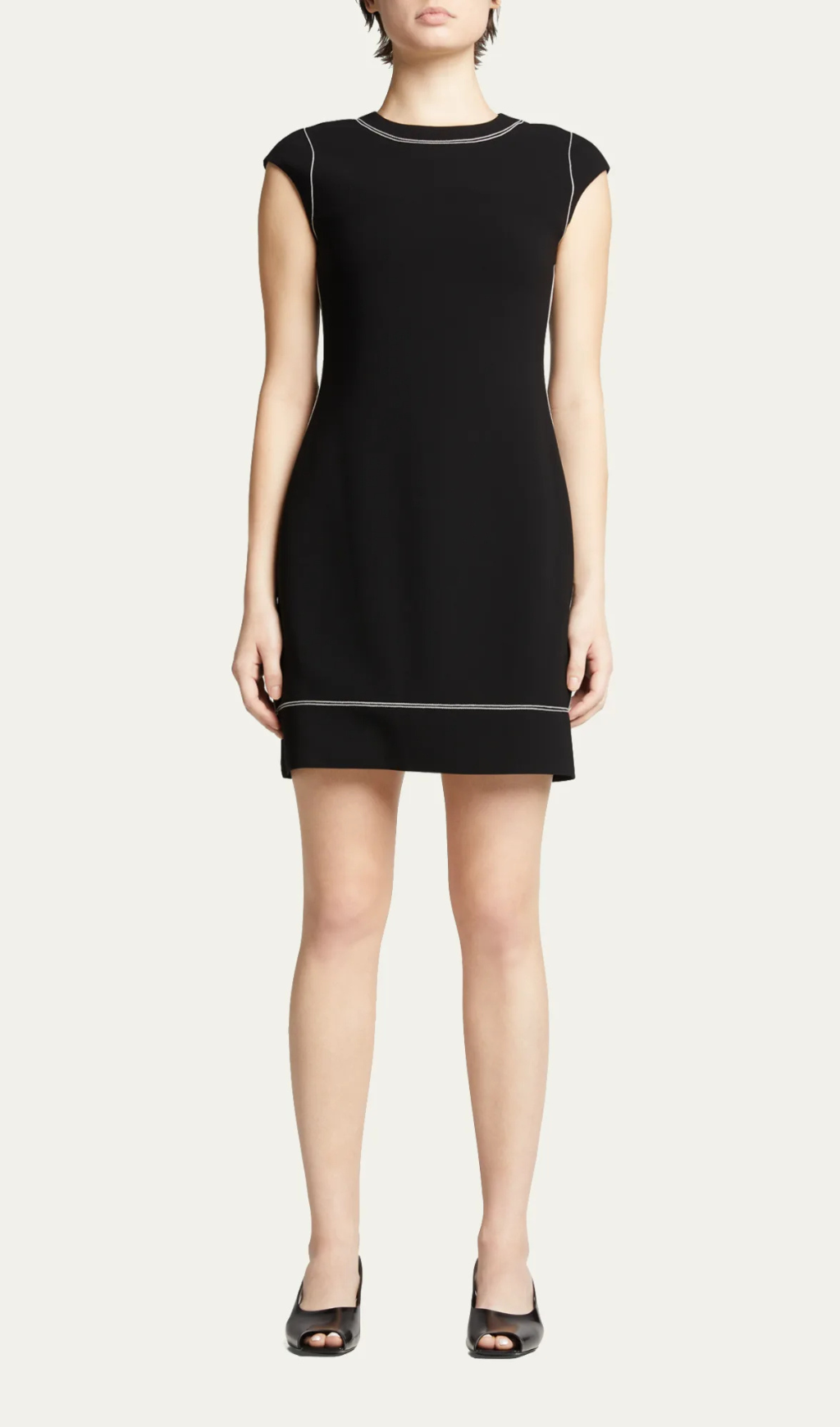 EMBROIDERED CAP SLEEVE SHIFT DRESS Flowering Girl