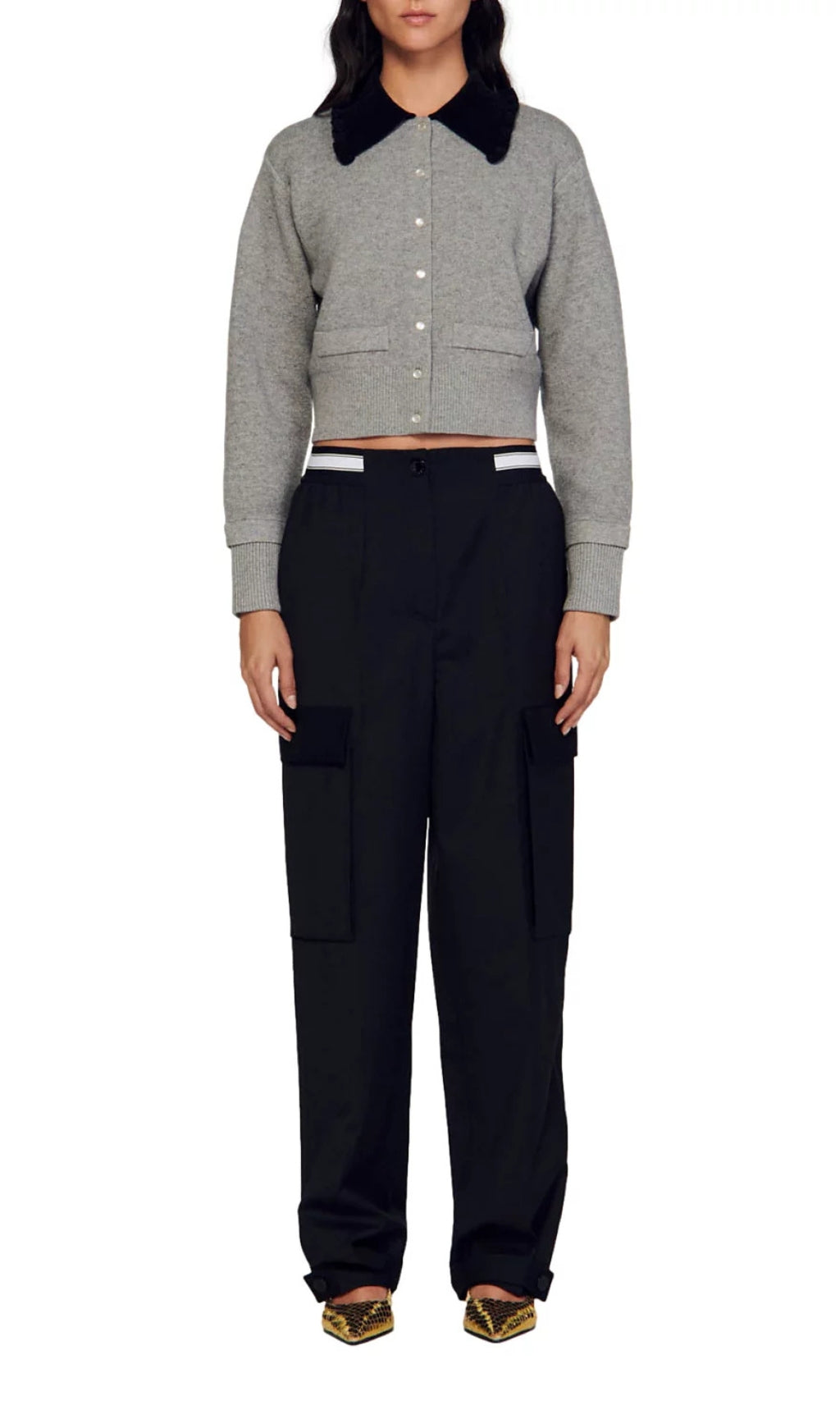 Etienne Collared Sweater Flowering Girl