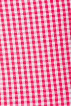 Joyce Grid Strap Mini Dress In Pink Flowering Girl