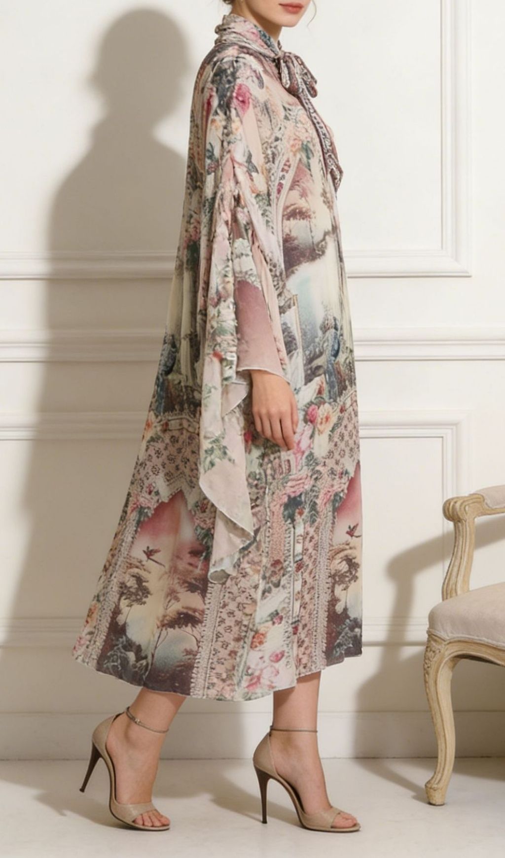 Kennice Printed Maxi Dress Flowering Girl