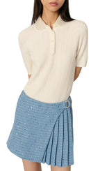 Pleated Tweed Skort Flowering Girl