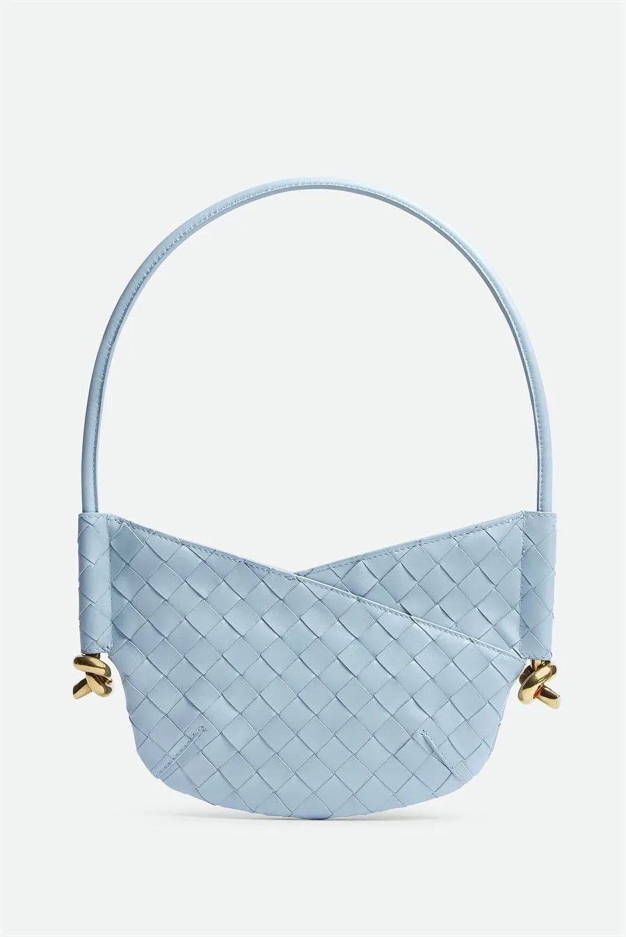 Azalea Weave Mini Shoulder Bag - Blue Flowering Girl