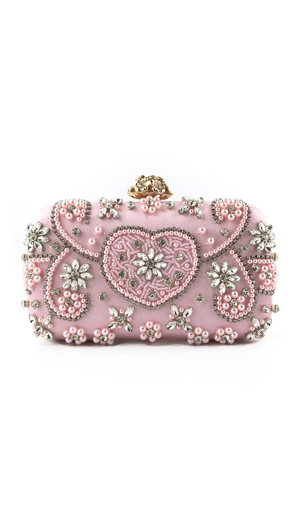 Anaya Beaded Diamonds Clutch Flowering Girl