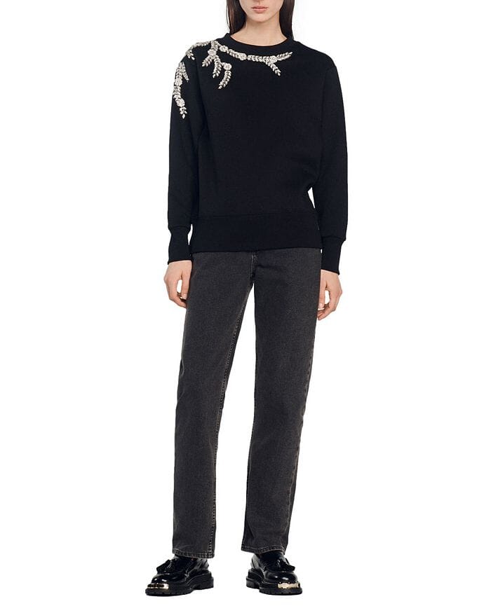 MARCEAU EMBELLISHED SWEATSHIRT Flowering Girl