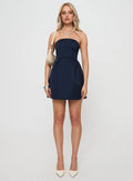 Spader Corset Mini Dress Navy Petite Flowering Girl