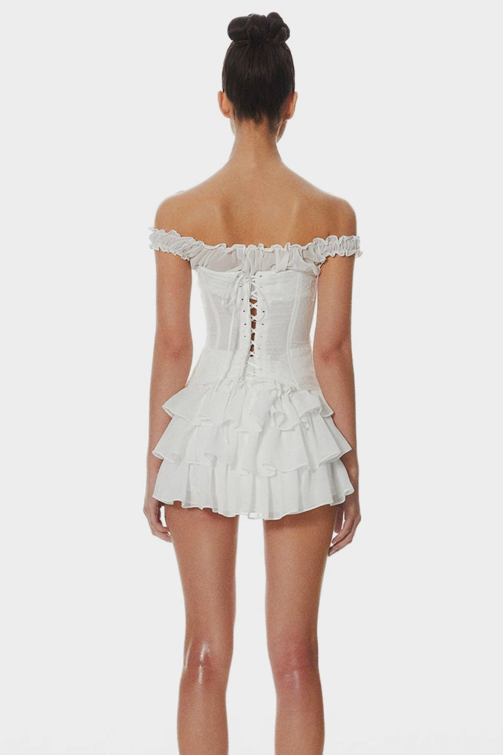 Thara Lace Off Shoulder Corset Flowering Girl