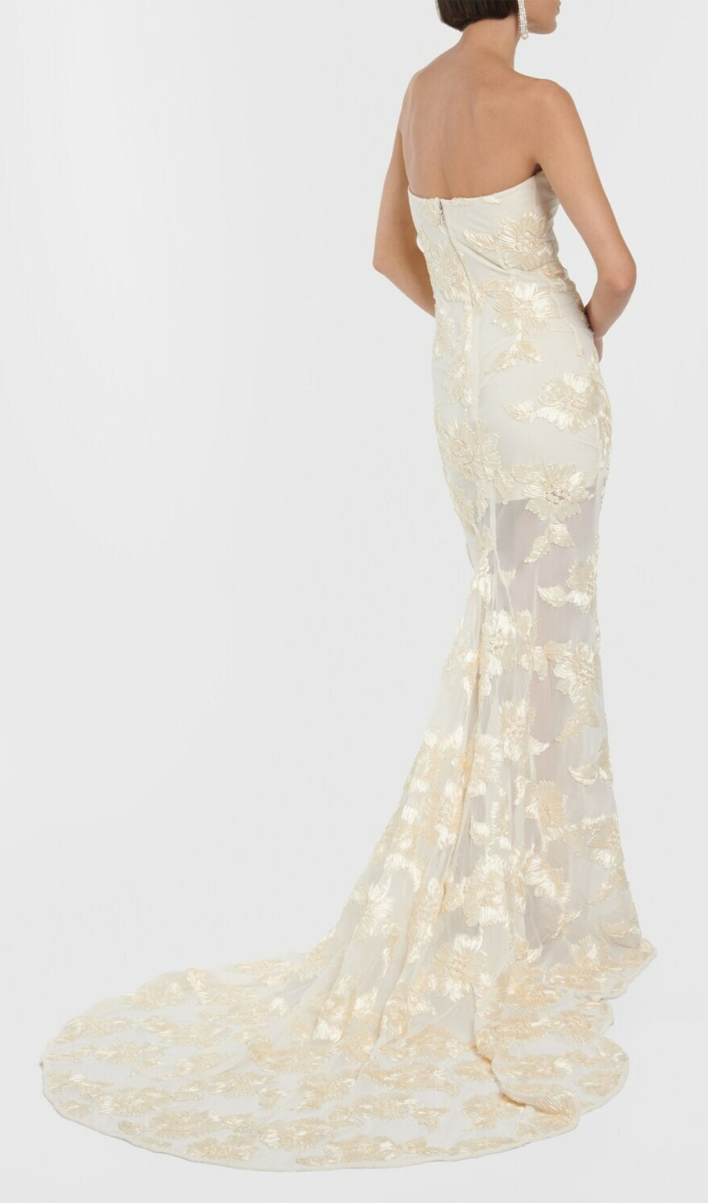 Auria Flower Mesh Gown Flowering Girl