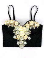 Fallon Flower Crop Top Flowering Girl