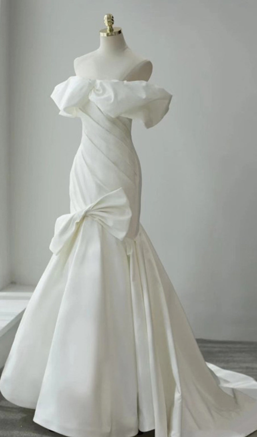 Aviatrix White Bow Wedding Dress Flowering Girl