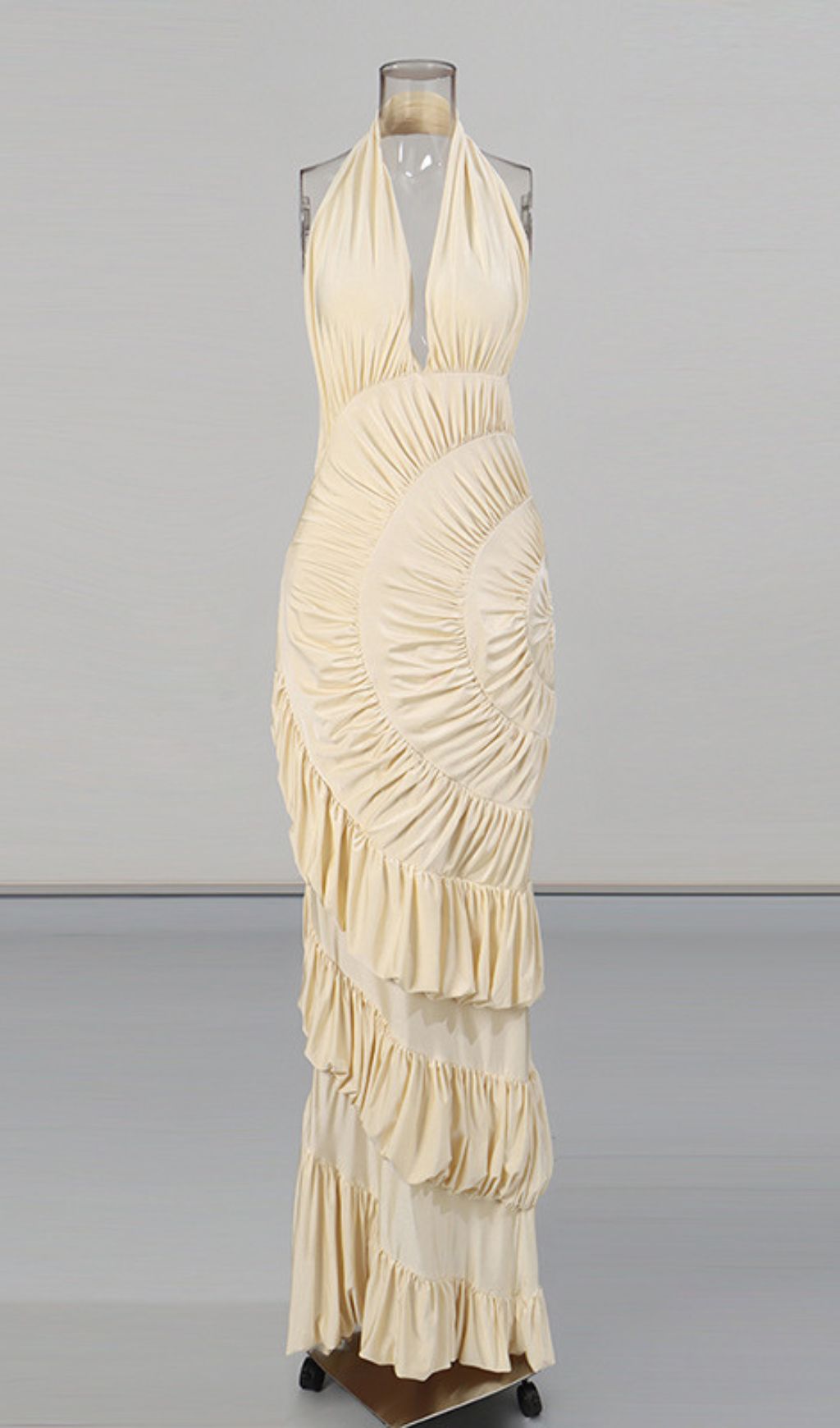 Ineke Halter Ruffle Maxi Dress Flowering Girl