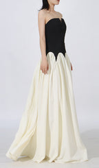 Dustie Strapless Maxi Dress Flowering Girl