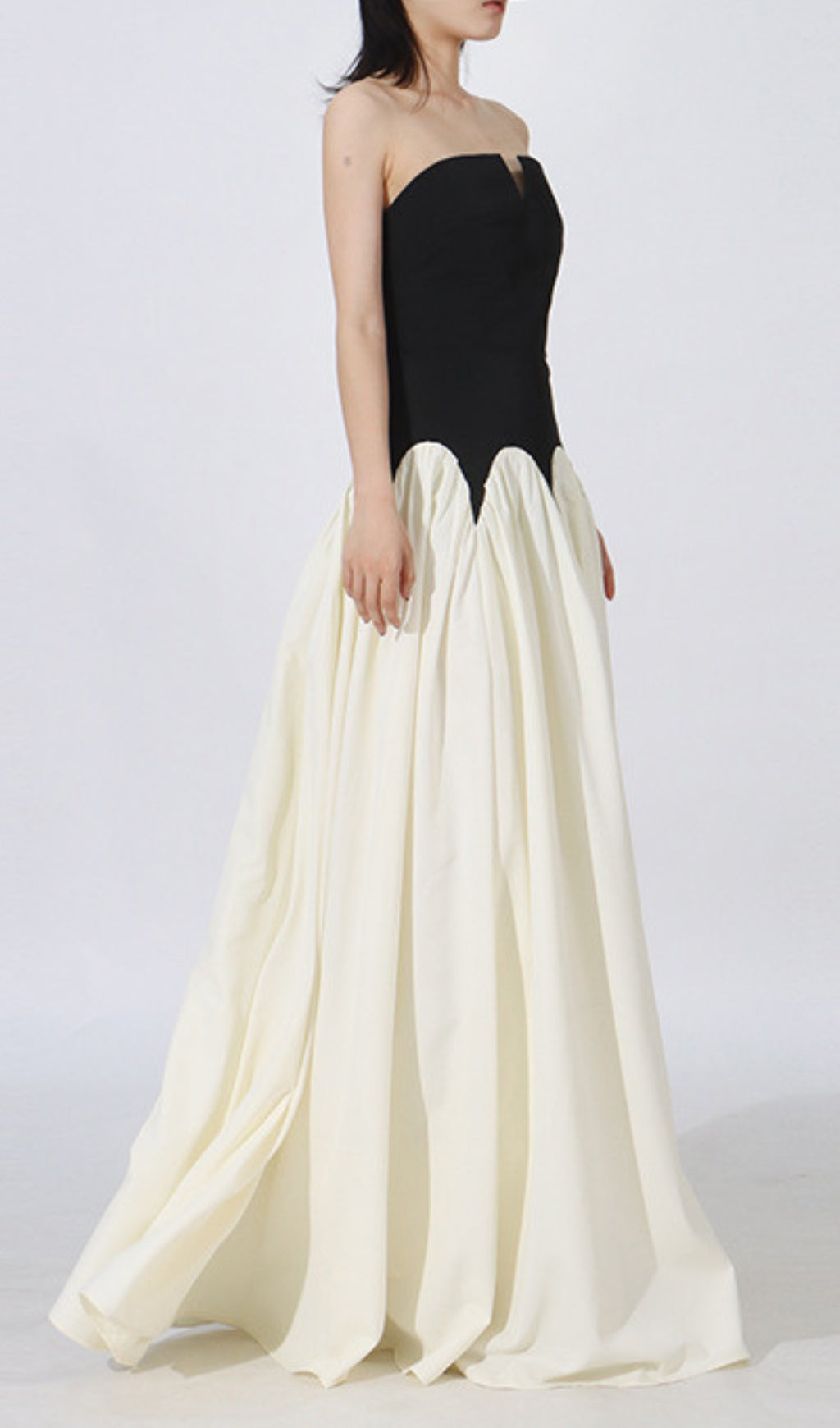 Dustie Strapless Maxi Dress Flowering Girl