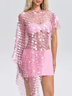 Quelis Sequin Skirt Set Flowering Girl