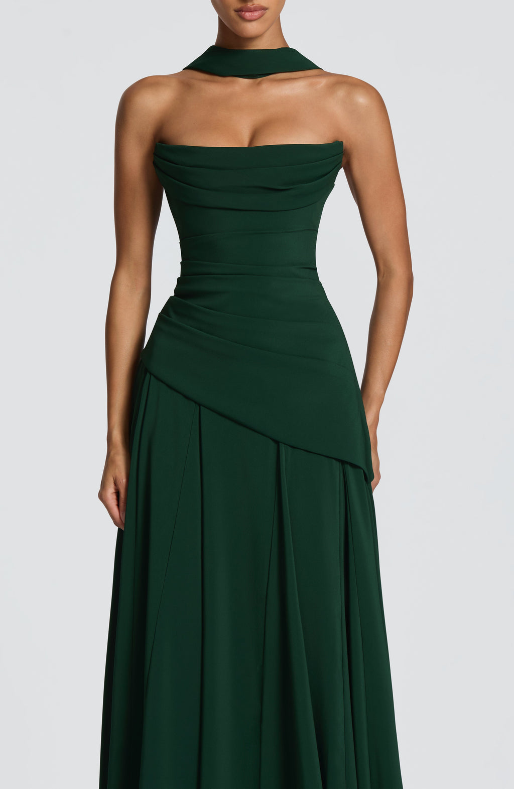 Patricia Maxi Dress - Emerald Flowering Girl