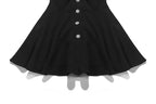 Alev Black Halter Embellished Mini Dress Flowering Girl