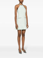 MINT BOUCLE MINI DRESS Flowering Girl