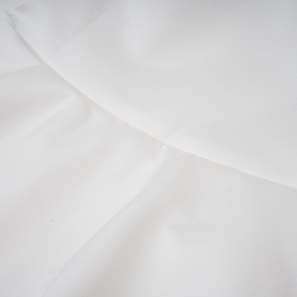 Lucie White Petal-Layered Strapless Corset Mini Dress Flowering Girl