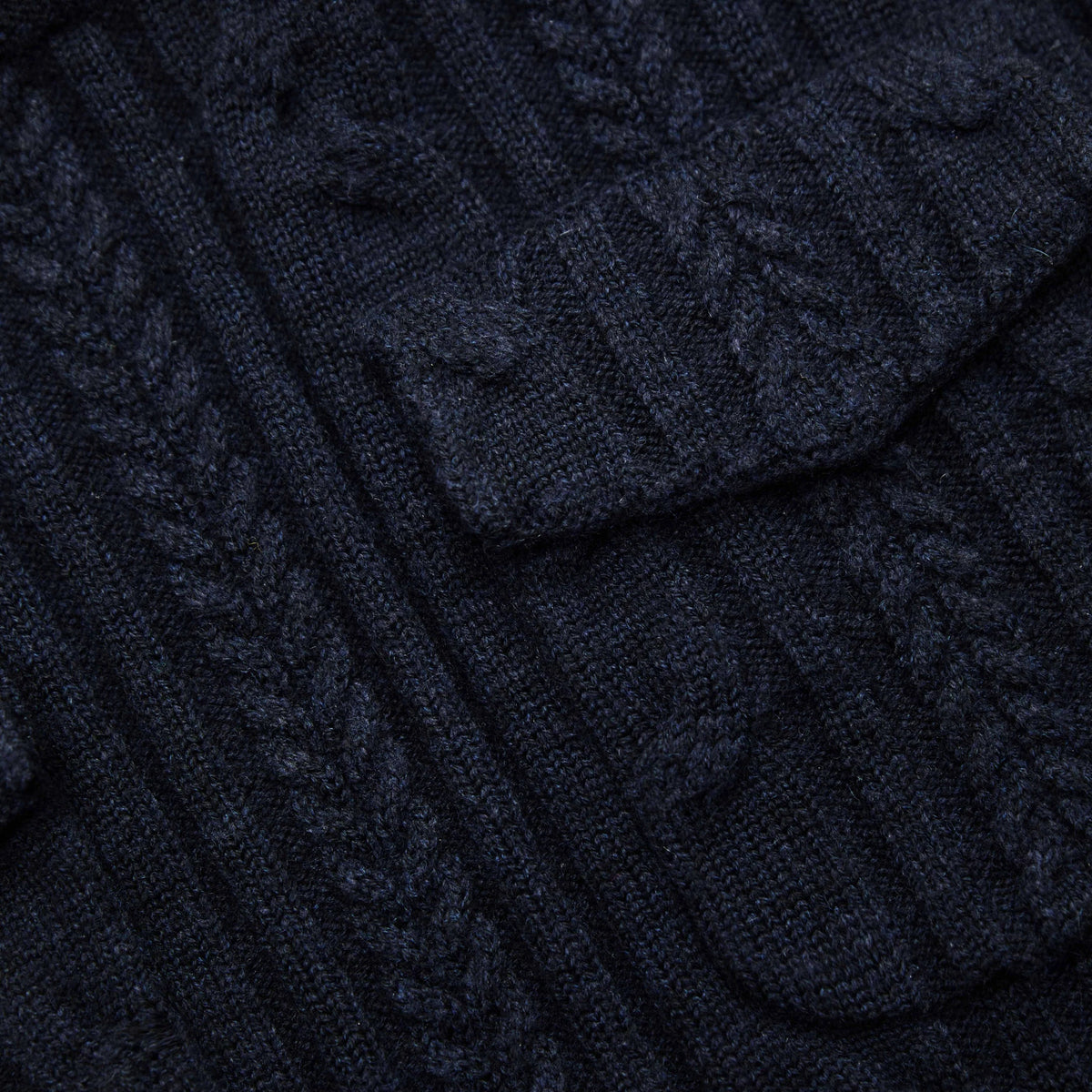 NAVY MIDI KNIT SKIRT Flowering Girl