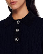 CABLE KNIT POLO NECK JUMPER Flowering Girl