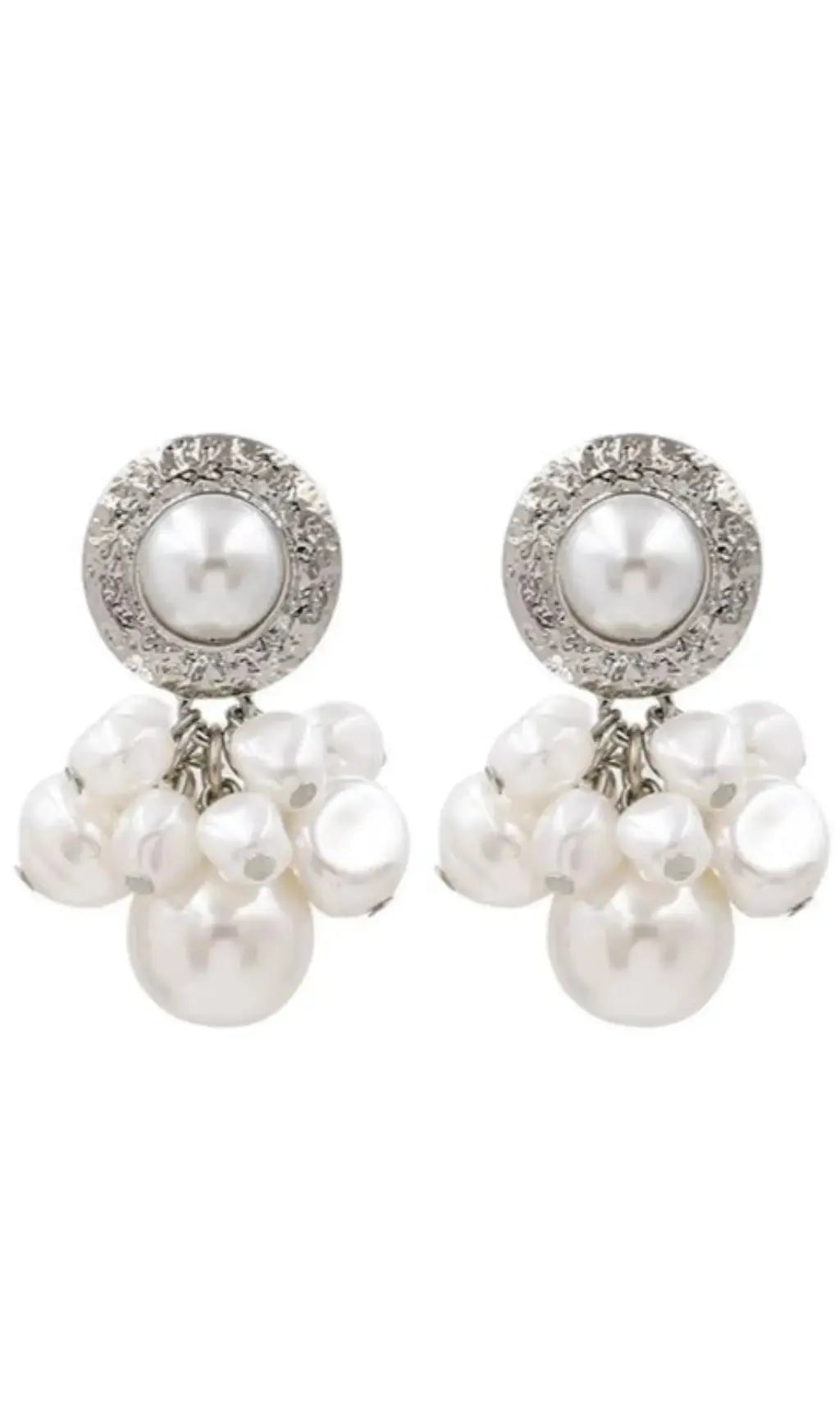 Pearl Detail Earrings Flowering Girl