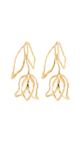 Dorcas Gold Flower Earrings Flowering Girl