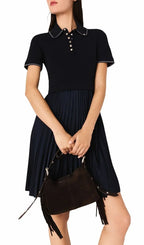 Short Pleated Polo Dress Flowering Girl