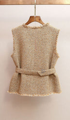 Iara Vest With Belt Flowering Girl