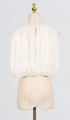 Eva Whitie Crop Top Flowering Girl