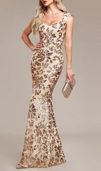 Arzilla Sequin Gown Flowering Girl