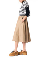 Striped Tee with Rhinestones Flowering Girl