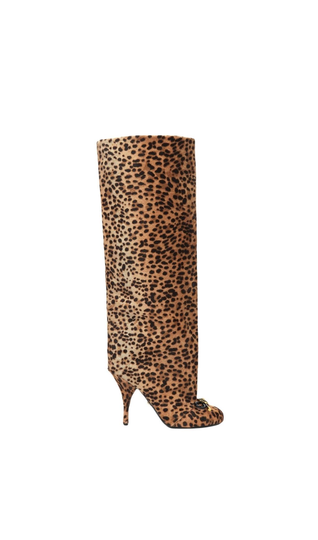 Kasi Bow Leopard Boots Flowering Girl