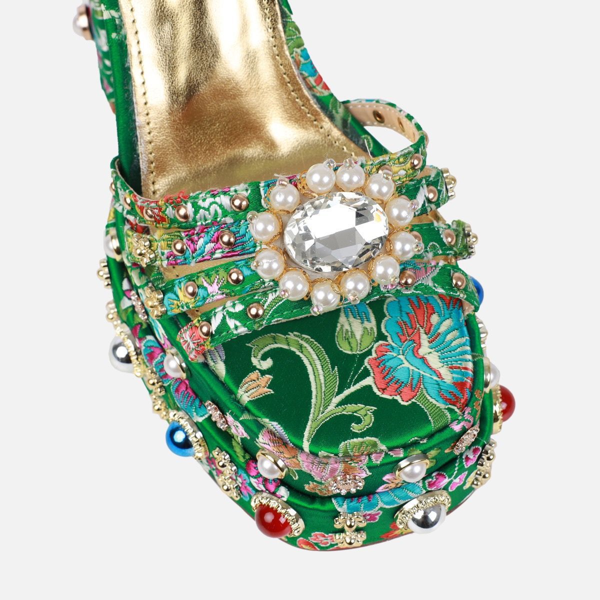 Kyndall Embellished Heels Flowering Girl