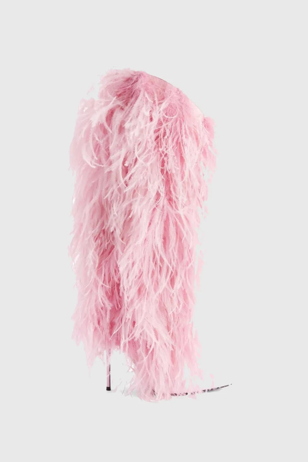 Danica Feather Knee-high Boots - Pink Flowering Girl