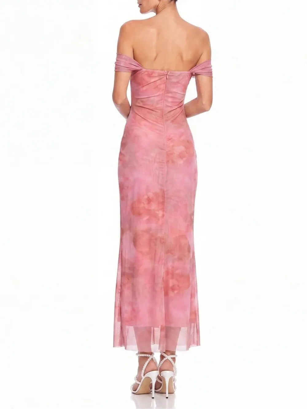Zirella Off Shoulder Corset Maxi Dress Flowering Girl