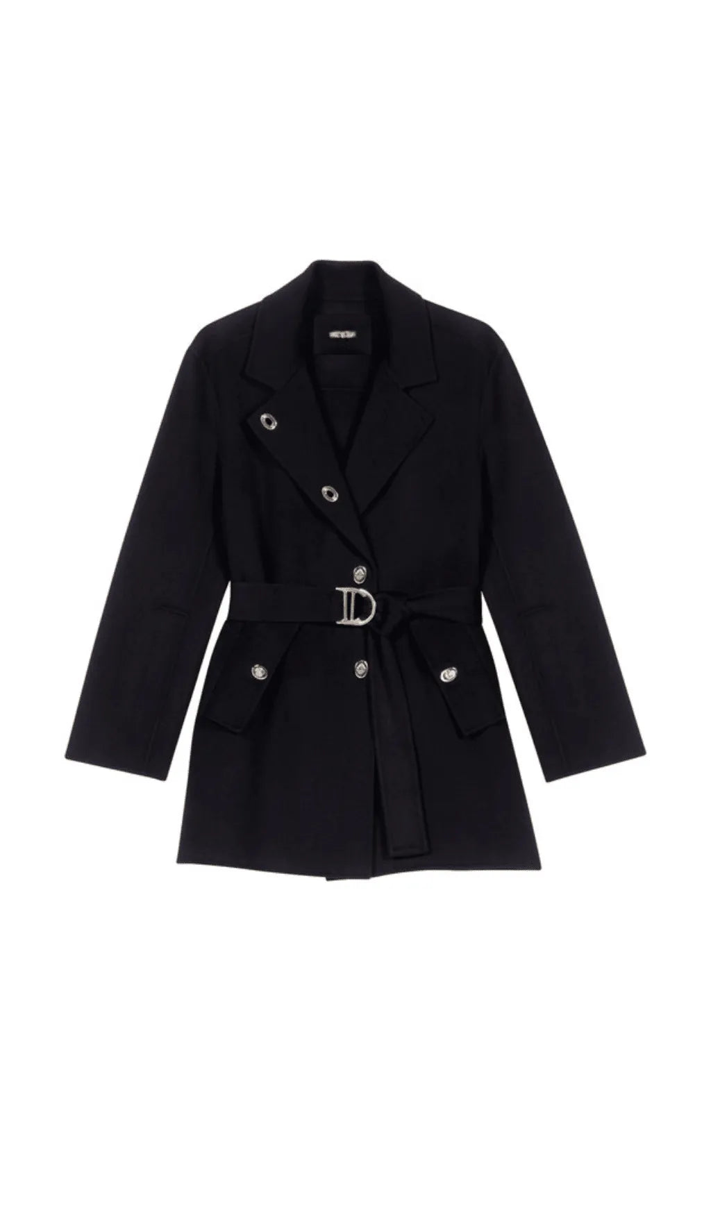 BELTED TWEED COAT Flowering Girl