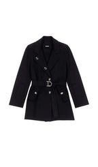 BELTED TWEED COAT Flowering Girl
