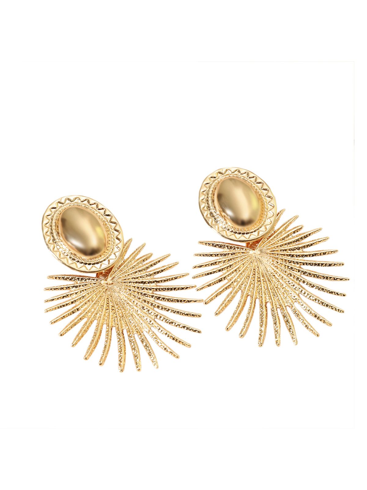 Gold Earring Flowering Girl