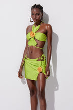 Ylfa Flower Three Piece Swimwear Flowering Girl