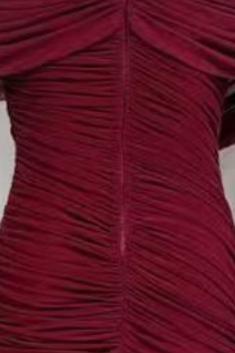 Burgundy Mesh Mermaid Evening Gown Flowering Girl