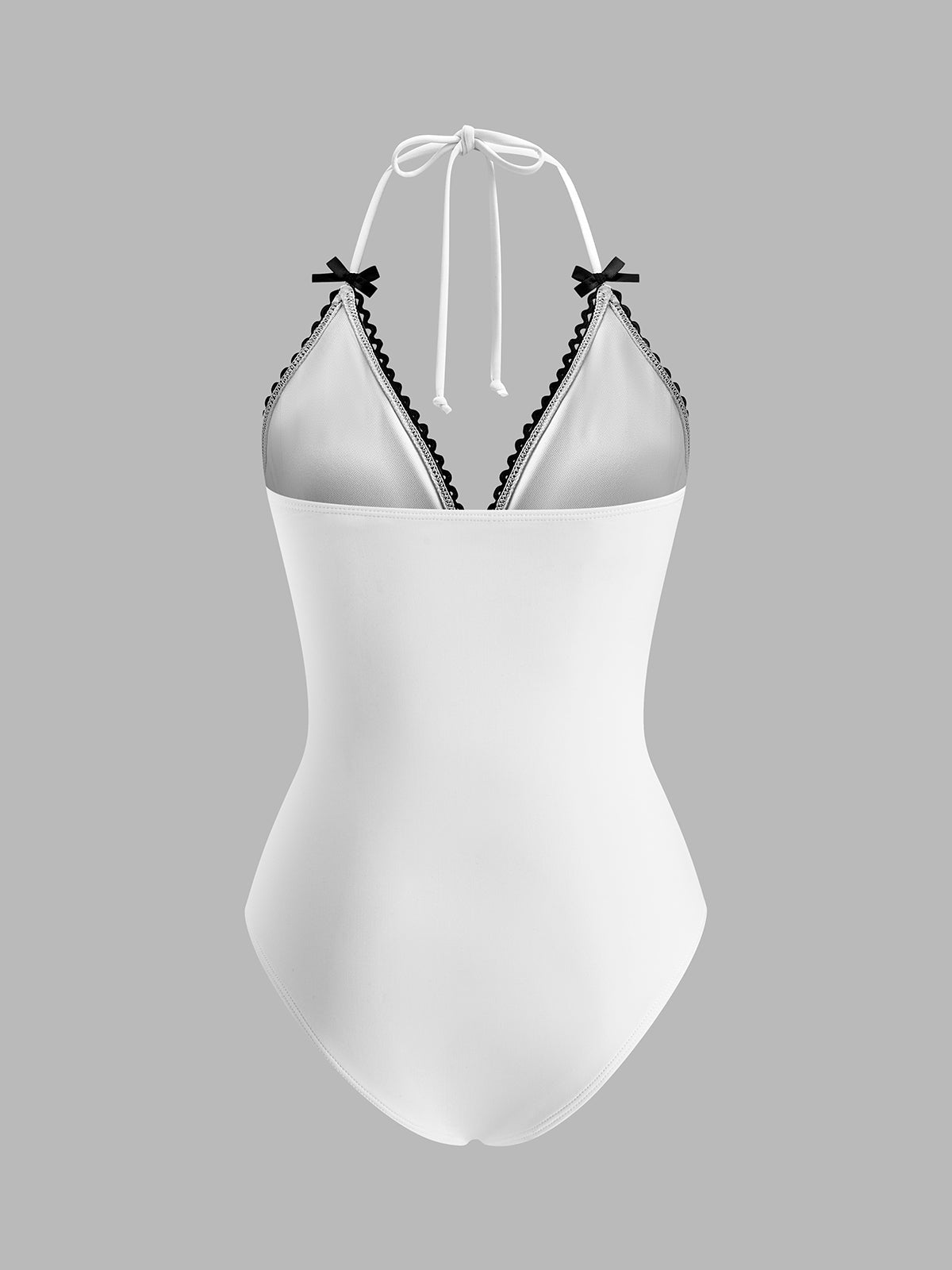 Bow Swimsuit With Chest Detail Flowering Girl